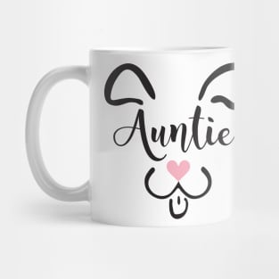 Cute Dog Auntie Mug